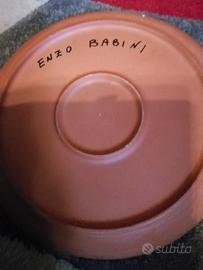 Coppia piatti da collezione Enzo Babini anni 70/80
