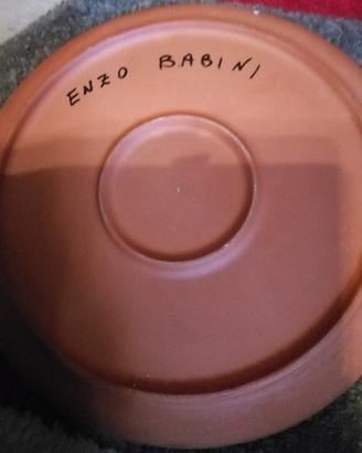 Coppia piatti da collezione Enzo Babini anni 70/80