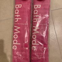 2 tappeti bagno rosa NUOVI