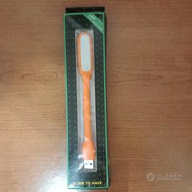 Lampada LED USB Flessibile per PC e Notebook