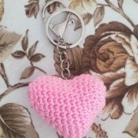 Portachiavi Cuore Uncinetto Handmade