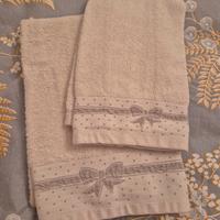 Set asciugamani beige shabby