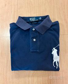 Polo Ralph Lauren uomo Mis. M Slim fit blu navy