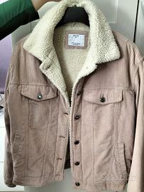 giubbotto Bershka velluto rigato 