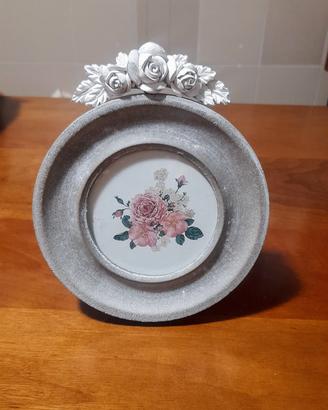 Cornicetta shabby in legno