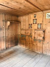 STUBE ANTICA IN LEGNO D’EPOCA COMPLETA