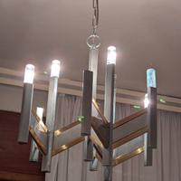 Lampadario Concorde di Gaetano Sciolari,