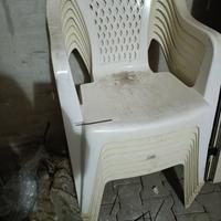 sedie in plastica come nuove