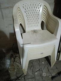 sedie in plastica come nuove