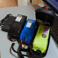 Batteria aggiuntiva ebike 280wh 345wh 378wh 36v