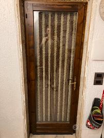 Portafinestra in legno vetricamera