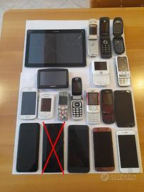 Lotto smartphone, cellulari e tablet (da ricambi)