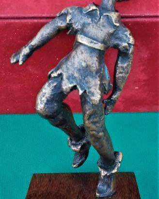 statuina in  bronzo autore LUIGI RUBINI