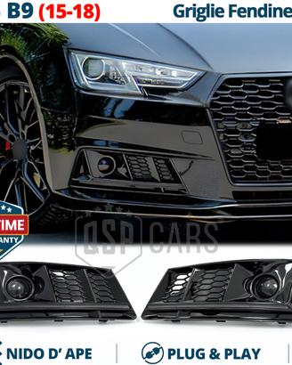 Griglie FENDINEBBIA AUDI A4 B9 15-18 NIDO D'APE