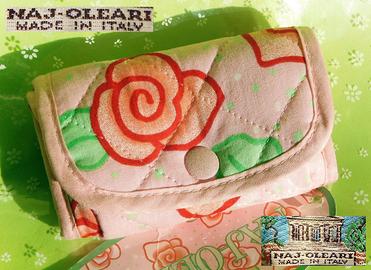 👛  NAJ OLEARI Vero VINTAGE Portafoglio Cotone NEW