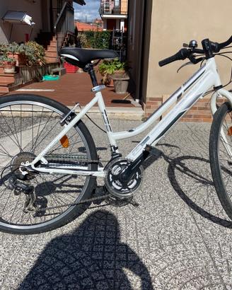 Bicicletta Tecnobike donna bianca
