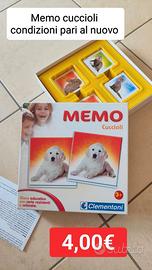 Memo Cuccioli - gioco da tavola
