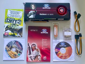 AMD ATI Sapphire Radeon HD 5870 1GB GDDR5 COMPLETA