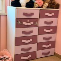 2 Settimini con cassetti colorati