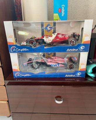 Monoposto alfa romeo alpine 1:18 alonso bottas