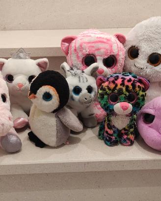 Collezione di 8 peluches TY originali