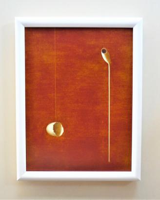 Quadro Pipa e guscio d'uovo di Antonio Bueno