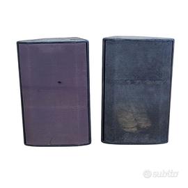 COPPIA BOX VUOTI IN LEGNO 15'' 2 VIE TROMBA RCF