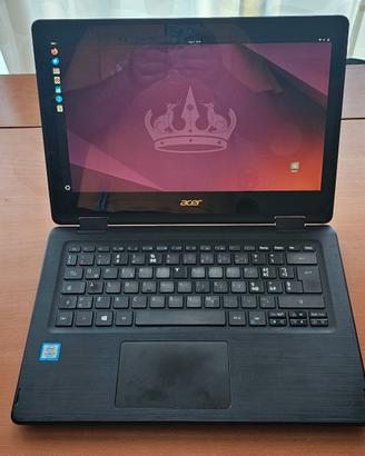 Acer Spin SP513-51: IL 2-IN-1: Schermo Touch  360°