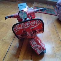 Modellino vintage Vespa Coca Cola in latta 