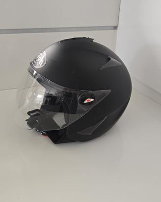 2 Caschi Jet Airoh Helios Nero Opaco
