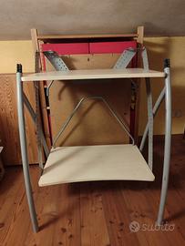 Carrello Porta PC salvaspazio/ Scrivania da lavoro