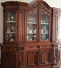 Cristalliera e credenza soggiorno Marca Signoretto