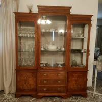 Vetrina Cristalliera neoclassico antiquariato 50’