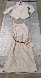 abito lungo EmKay in canapa e lino 