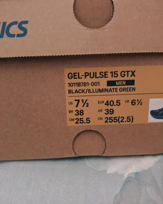 Scarpe uomo ASICS GEL PULS 15 GTX 40,5 nere