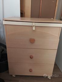 Fasciatoio con bagnetto