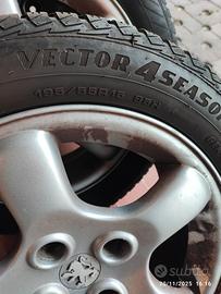 Pneumatici con cerchi in lega 