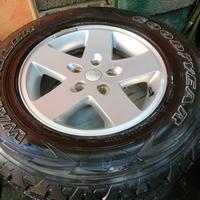 Cerchi in lega con pneumatici, Jeep Wrangler 17"