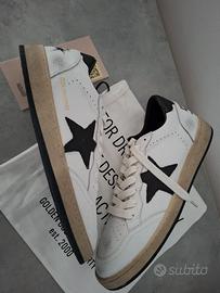 Golden Goose Ball Star, White/Black , Taglia 43