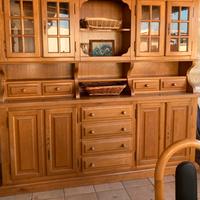 Tinello in legno rovere