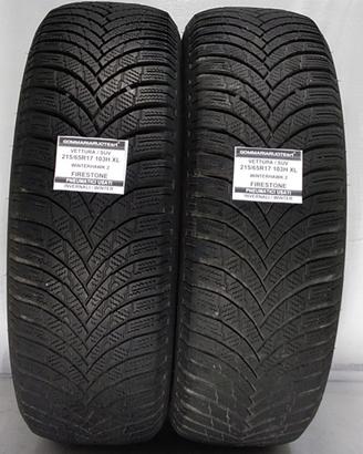 2 PNEUMATICI USATI 215/65R17 103H W.HAWK 2 FIRESTO
