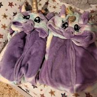 Due pigiami tuta Unicorno tg. 8 anni