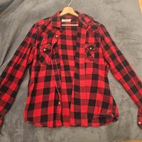 camicia rossa come nuova taglia M 