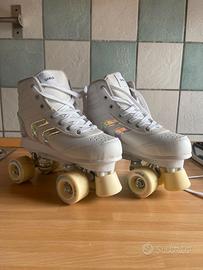 Roller Oxelo QUAD 100 n.37 + protezioni FIT 500