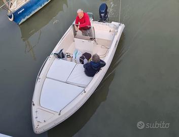 Barca open 5 mt motore Selva