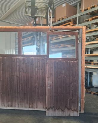 Portone Basculante in Legno Motorizzato – Completo