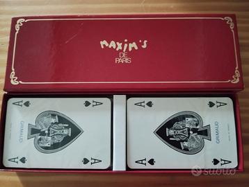 carte da ramino gioco Maxim's de paris
