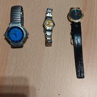 Tre orologi originali, con batteria scarica