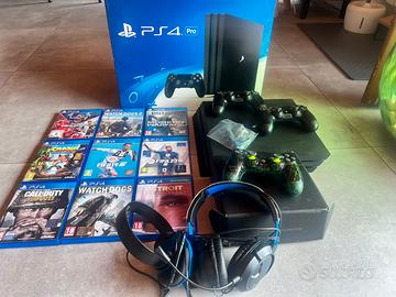 PS4 PRO 1TB + giochi e accessori