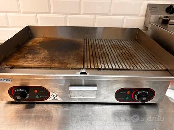 Fry top elettrico trifase ( piastra bistecchiera )